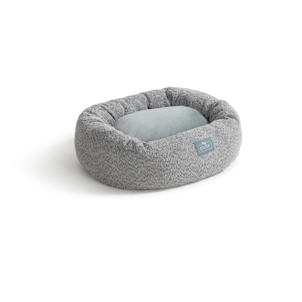 Dusklia - Cooper Round Dog Bed - Steel Grey