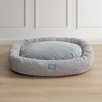Dusklia - Cooper Round Dog Bed - Steel Grey