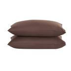 Dusklia - Machine Washable Coverless Duvet & Pillowcase Set - Brown