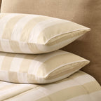 Dusklia - Machine Washable Coverless Duvet & Pillowcase Set - Natural