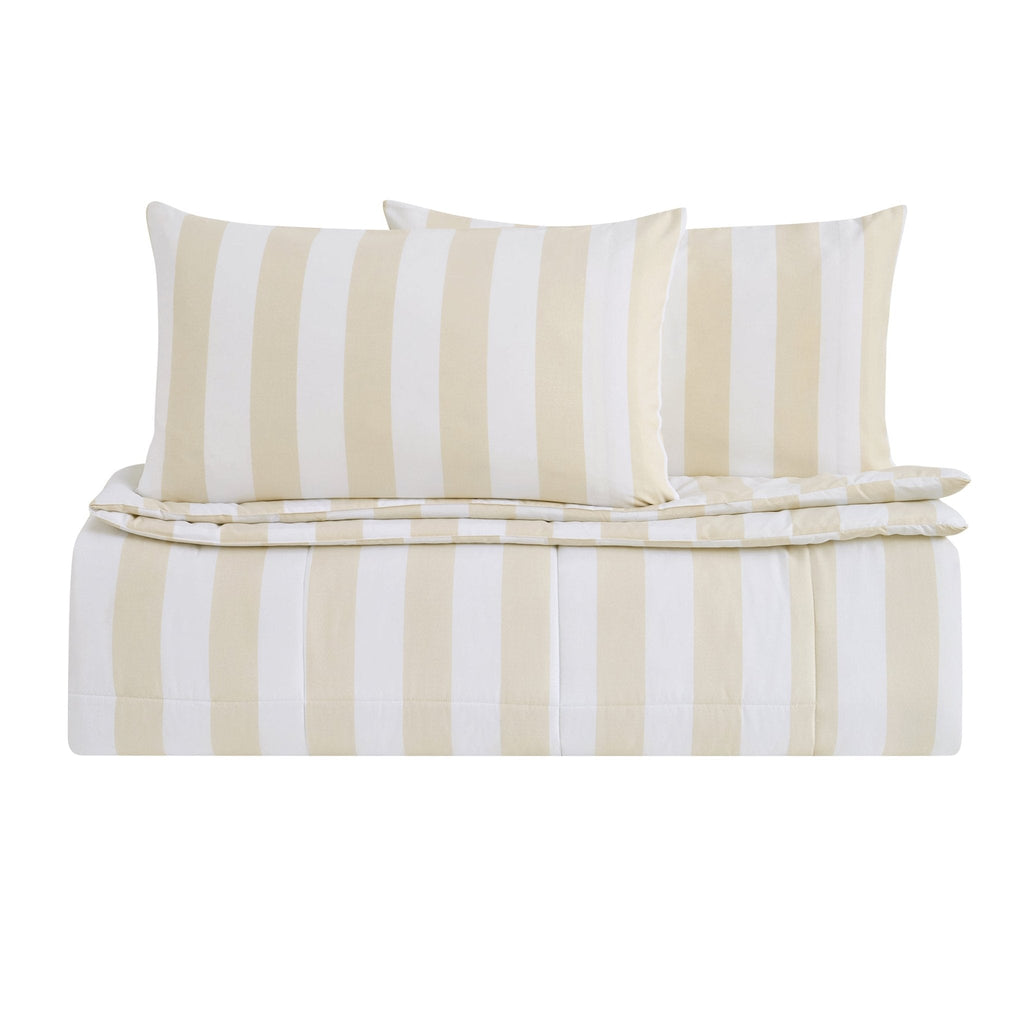 Dusklia - Machine Washable Coverless Duvet & Pillowcase Set - Natural