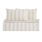 Dusklia - Machine Washable Coverless Duvet & Pillowcase Set - Natural