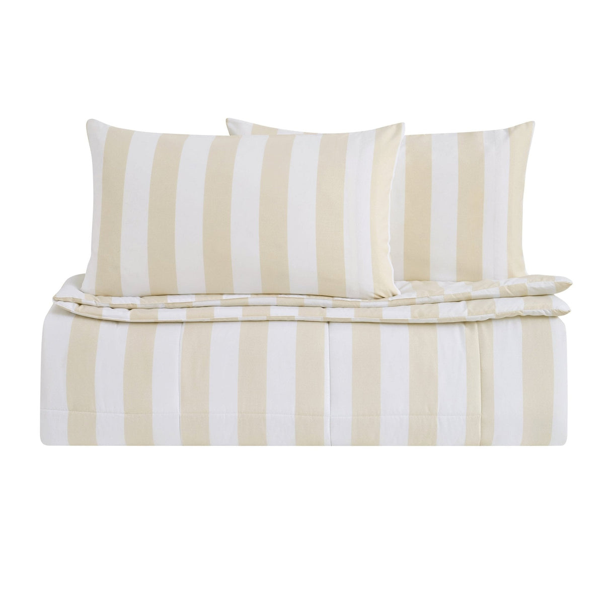 Dusklia - Machine Washable Coverless Duvet & Pillowcase Set - Natural