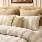 Dusklia - Machine Washable Coverless Duvet & Pillowcase Set - Natural