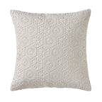 Dusklia - Crochet Knit Cushion Cover - Off White