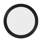 Dusklia - Cyrus Circle Wood Mirror - Black