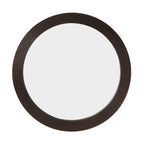 Dusklia - Cyrus Circle Wood Mirror - Walnut