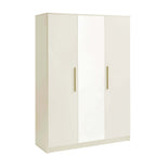 Dusklia - Darcey 3 Door Wardrobe - Cream