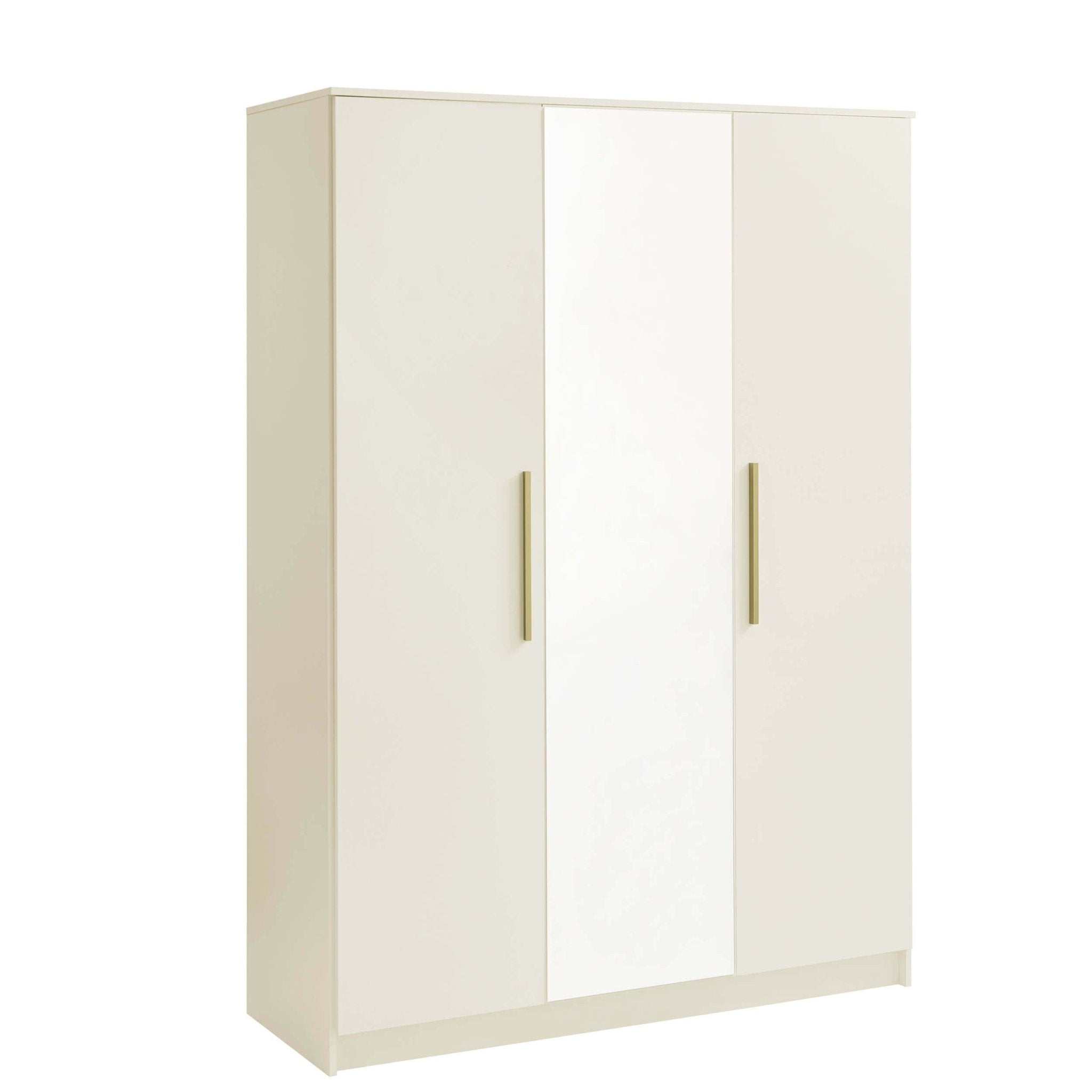 Dusklia - Darcey 3 Door Wardrobe - Cream