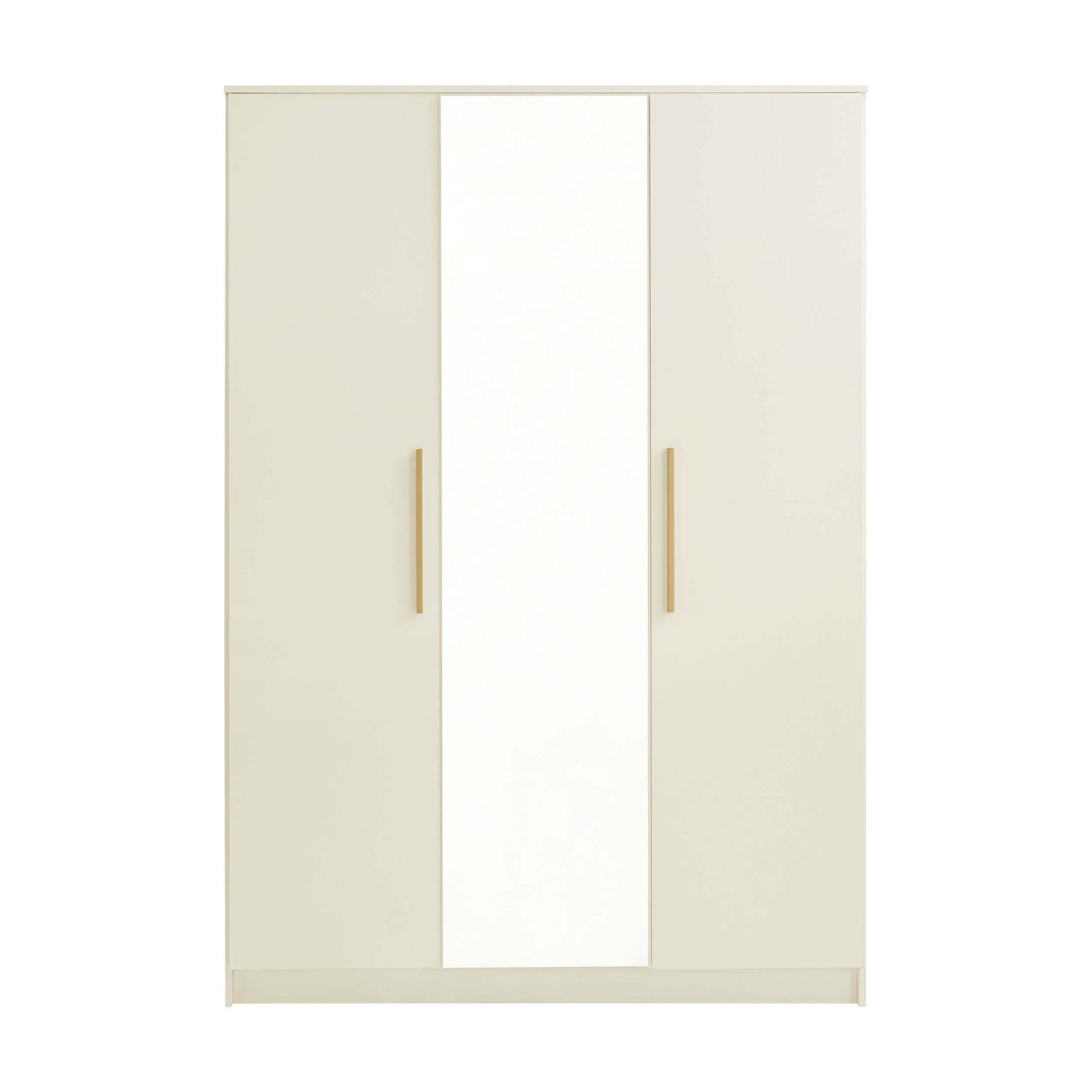 Dusklia - Darcey 3 Door Wardrobe - Cream
