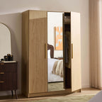 Dusklia - Darcey 3 Door Wardrobe - Light Wood