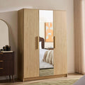 Dusklia - Darcey 3 Door Wardrobe - Light Wood