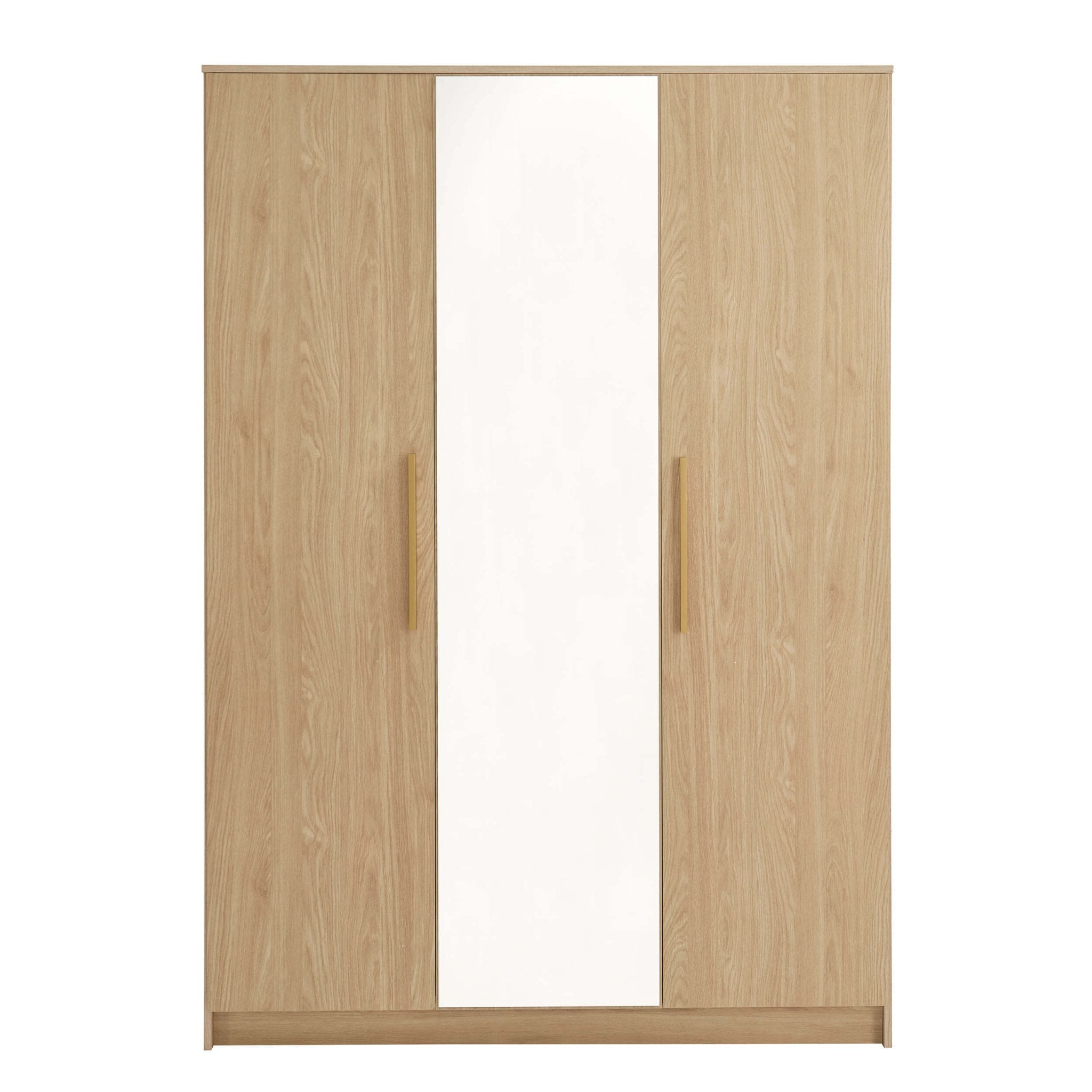 Dusklia - Darcey 3 Door Wardrobe - Light Wood