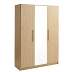 Dusklia - Darcey 3 Door Wardrobe - Light Wood