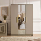 Dusklia - Darcey 3 Door Wardrobe - Taupe