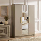 Dusklia - Darcey 3 Door Wardrobe - Taupe