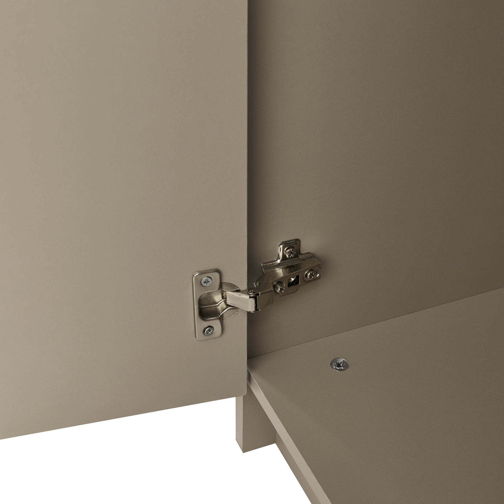 Dusklia - Darcey 3 Door Wardrobe - Taupe