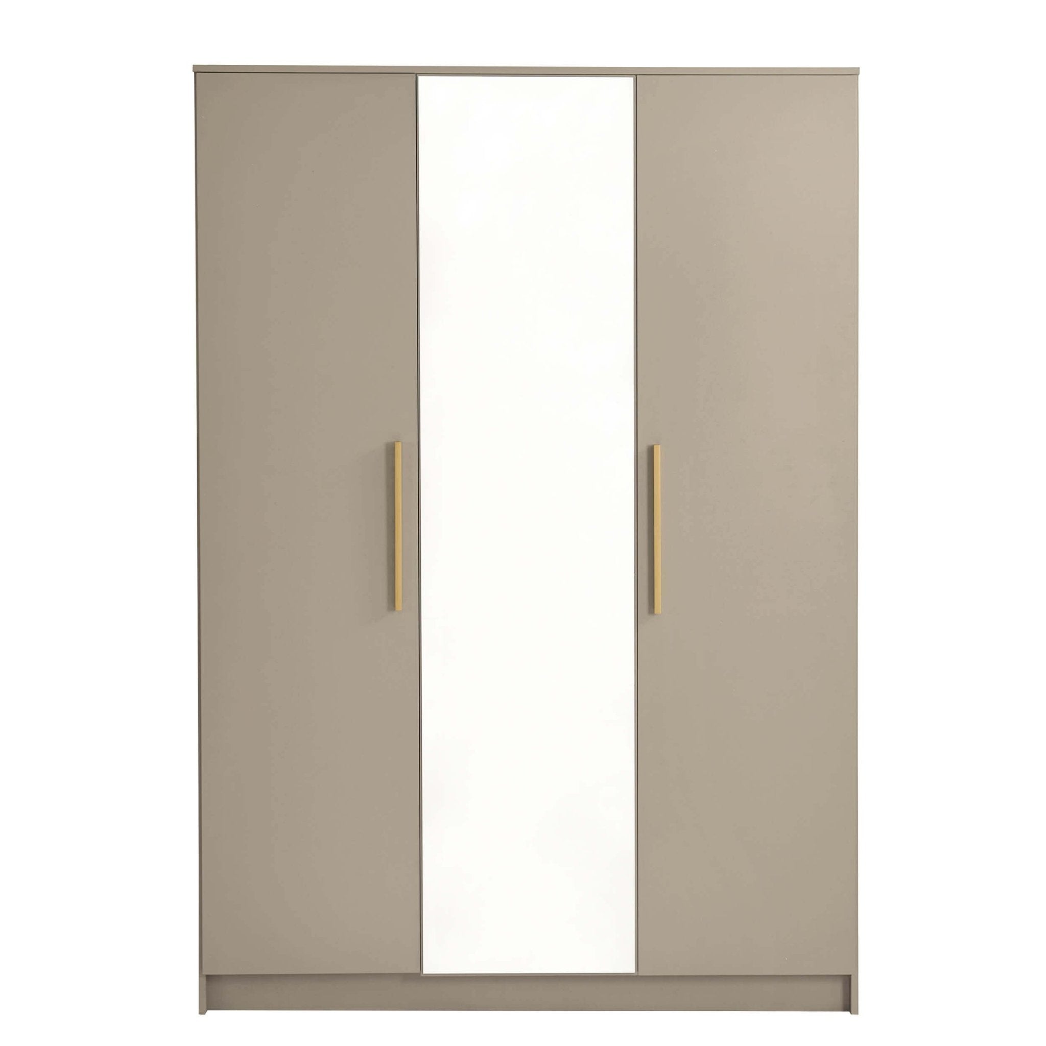 Dusklia - Darcey 3 Door Wardrobe - Taupe