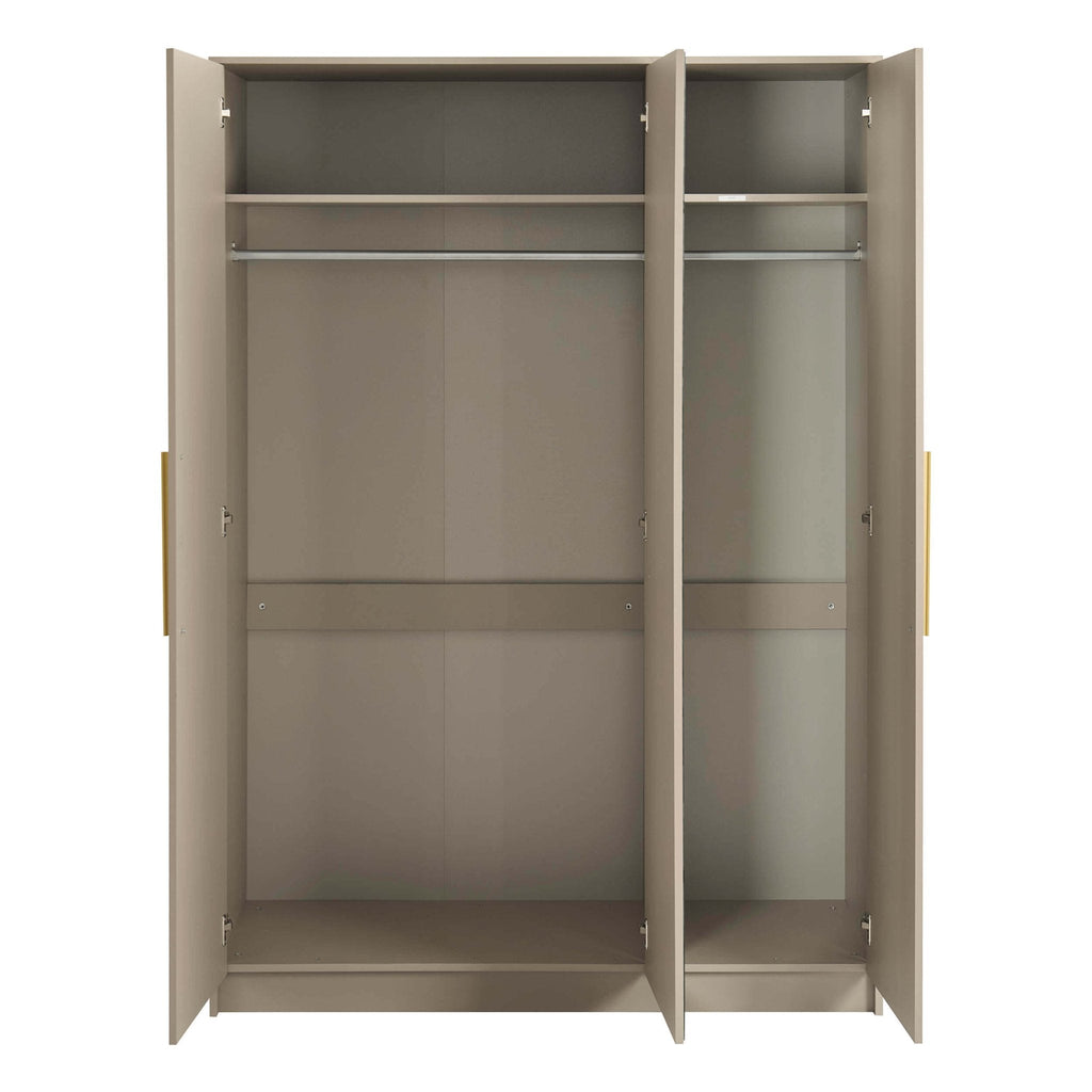 Dusklia - Darcey 3 Door Wardrobe - Taupe