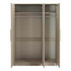 Dusklia - Darcey 3 Door Wardrobe - Taupe