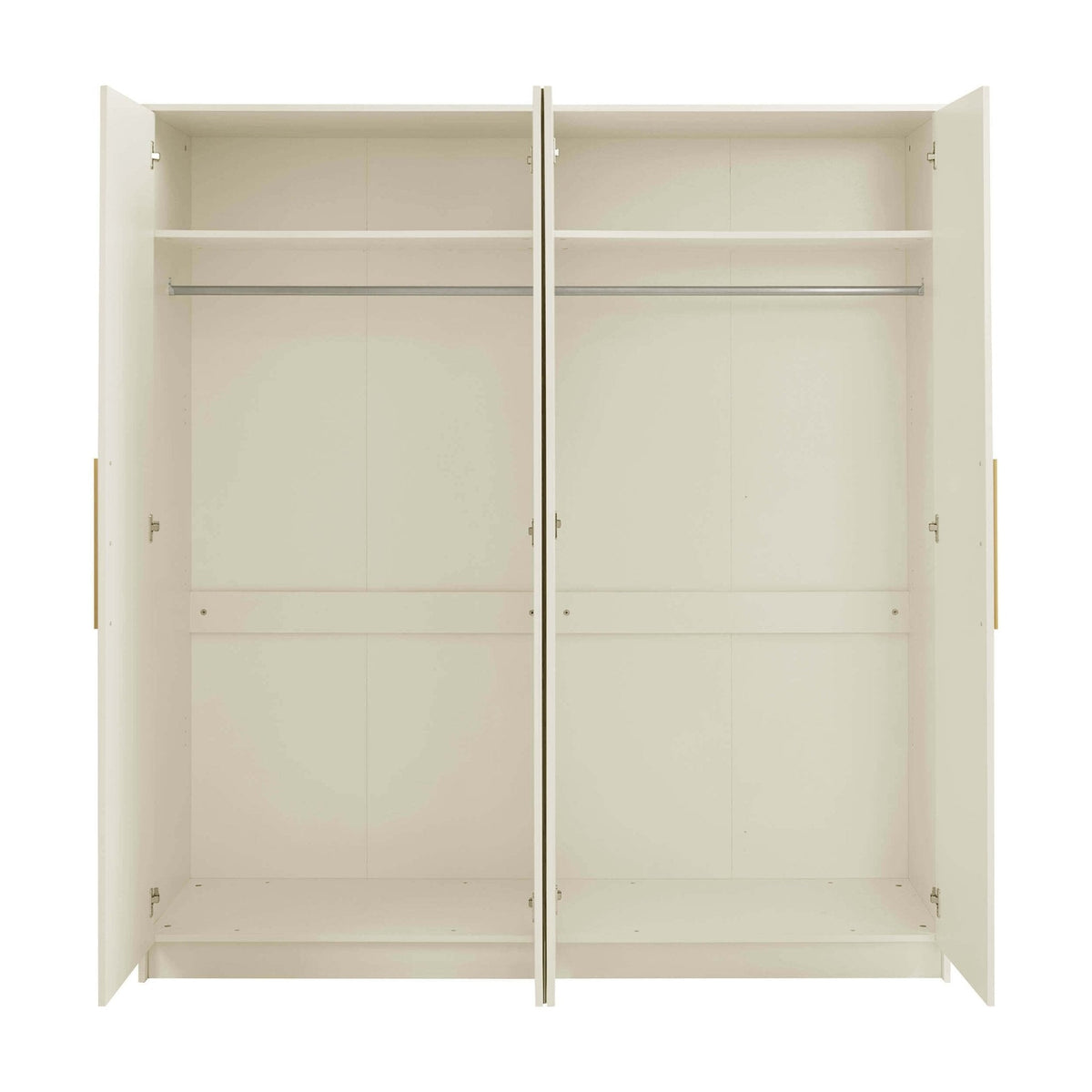 Dusklia - Darcey 4 Door Wardrobe - Cream