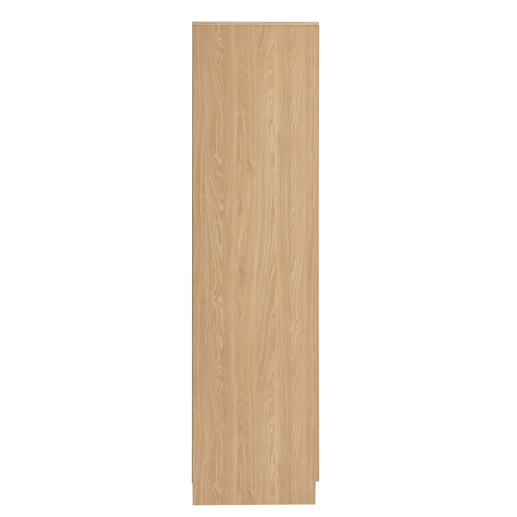 Dusklia - Darcey 4 Door Wardrobe - Light Wood
