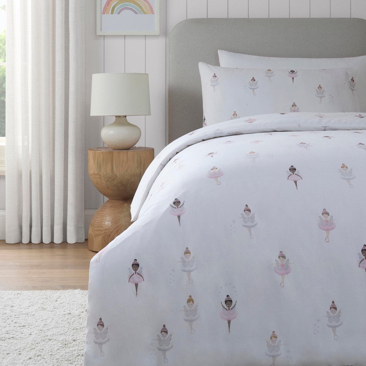 Dusklia - Darcy Ballerina 100% Cotton Kids Duvet Cover Set