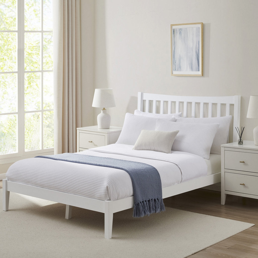 Dusklia - Dartmouth Bed Frame - White