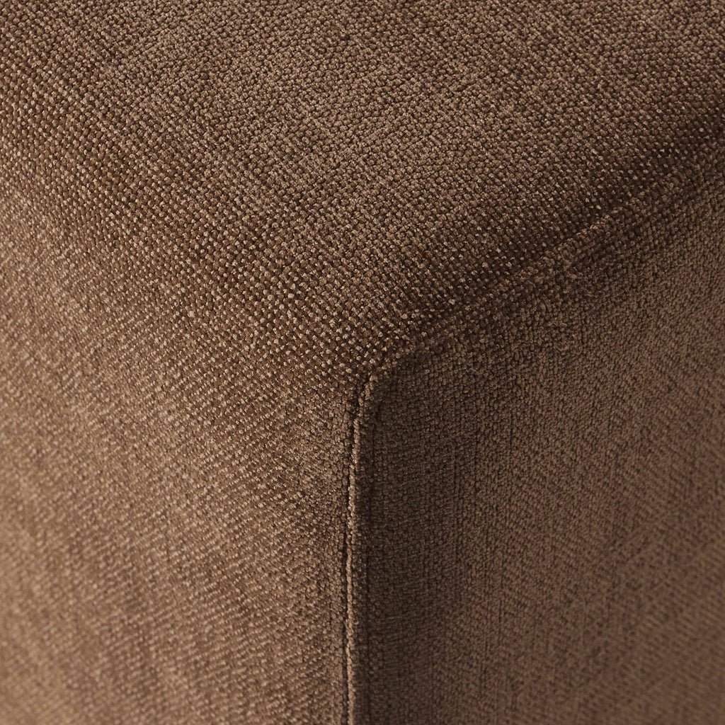 Dusklia - Delilah Pouffe - Chenille Caramel