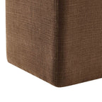 Dusklia - Delilah Pouffe - Chenille Caramel