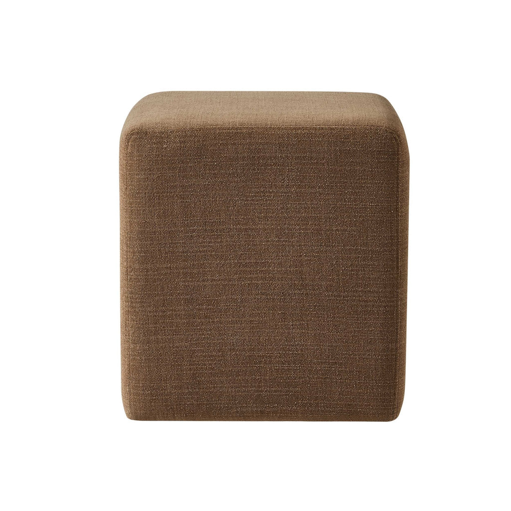 Dusklia - Delilah Pouffe - Chenille Caramel