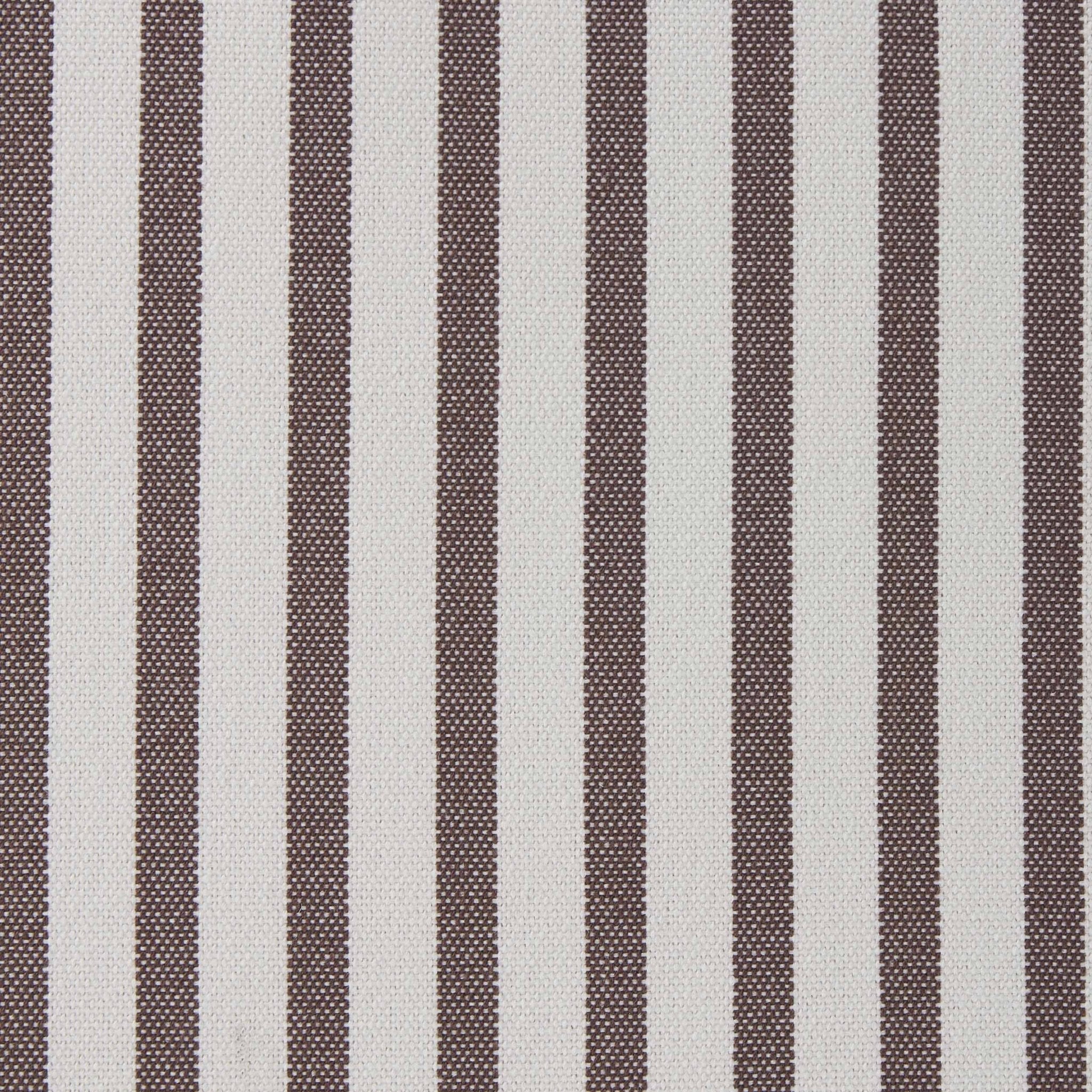 Dusklia - Delilah Pouffe - Chocolate Stripe