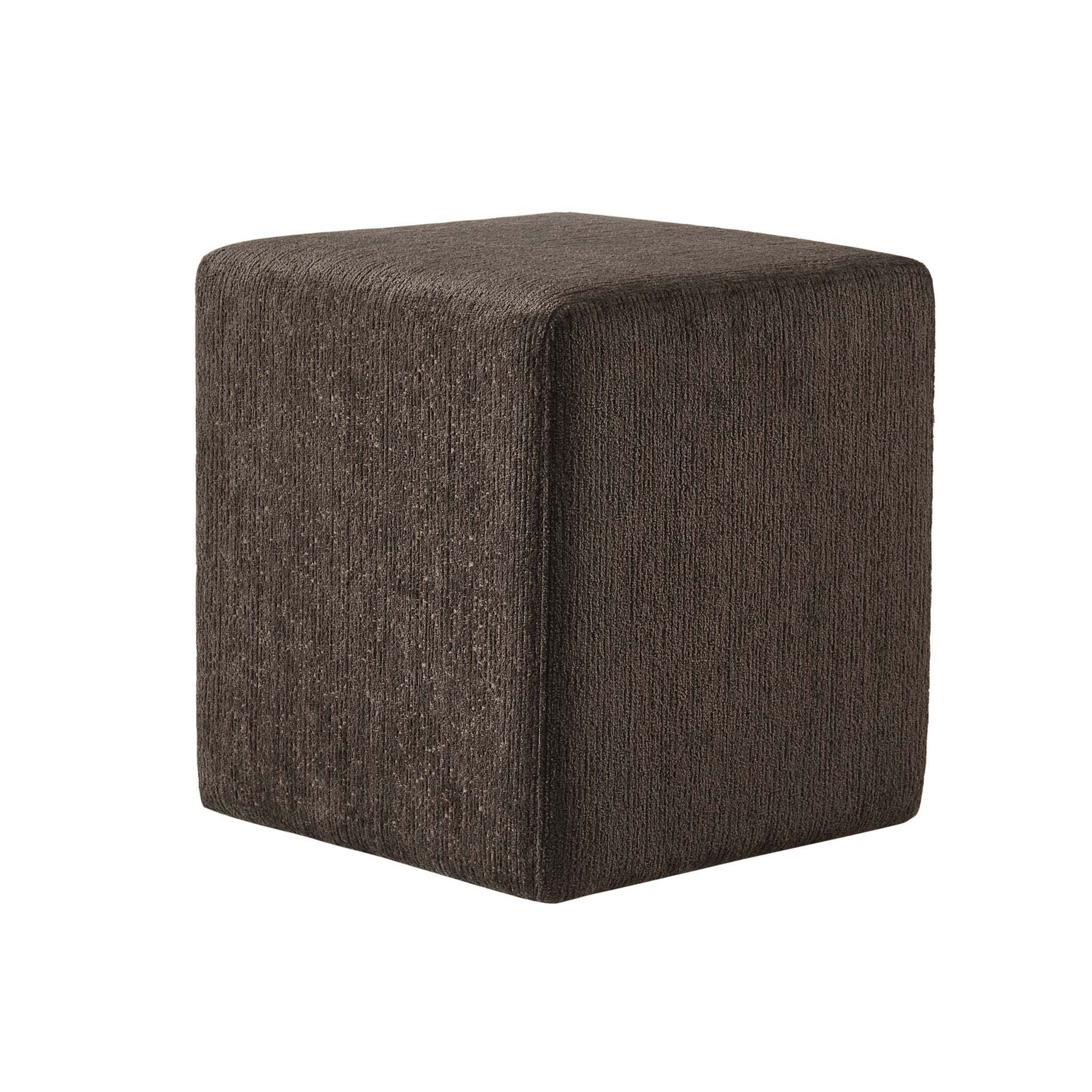 Dusklia - Delilah Pouffe - Textured Cappuccino