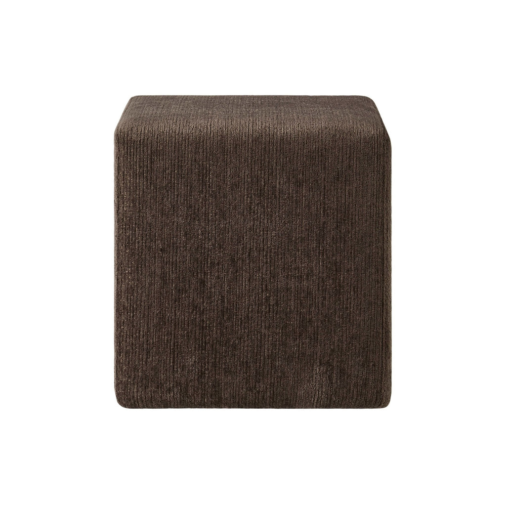 Dusklia - Delilah Pouffe - Textured Cappuccino