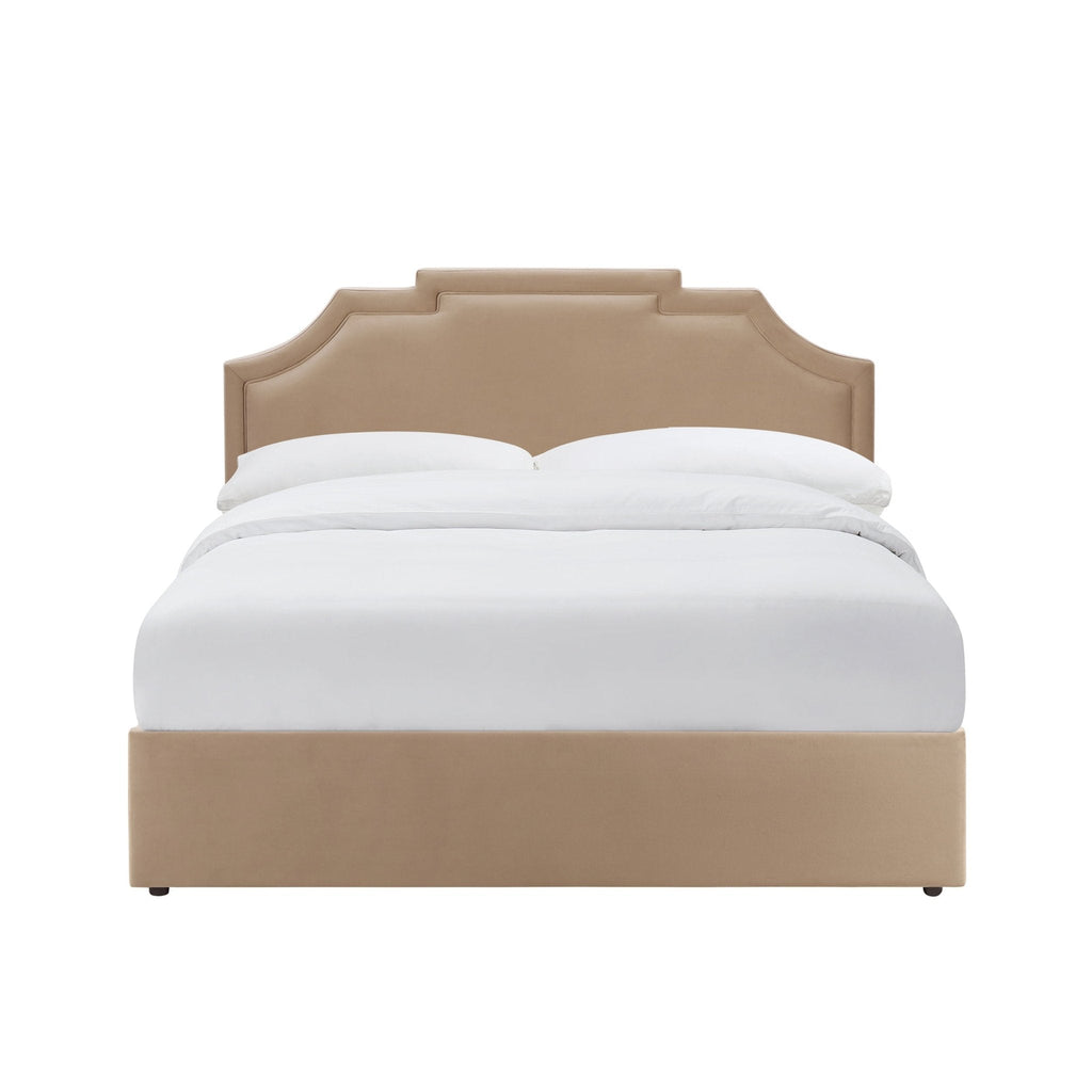 Dusklia - Delphi Ottoman Storage Bed - Latte