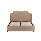 Dusklia - Delphi Ottoman Storage Bed - Latte