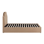 Dusklia - Delphi Ottoman Storage Bed - Latte