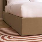 Dusklia - Delphi Ottoman Storage Bed - Latte