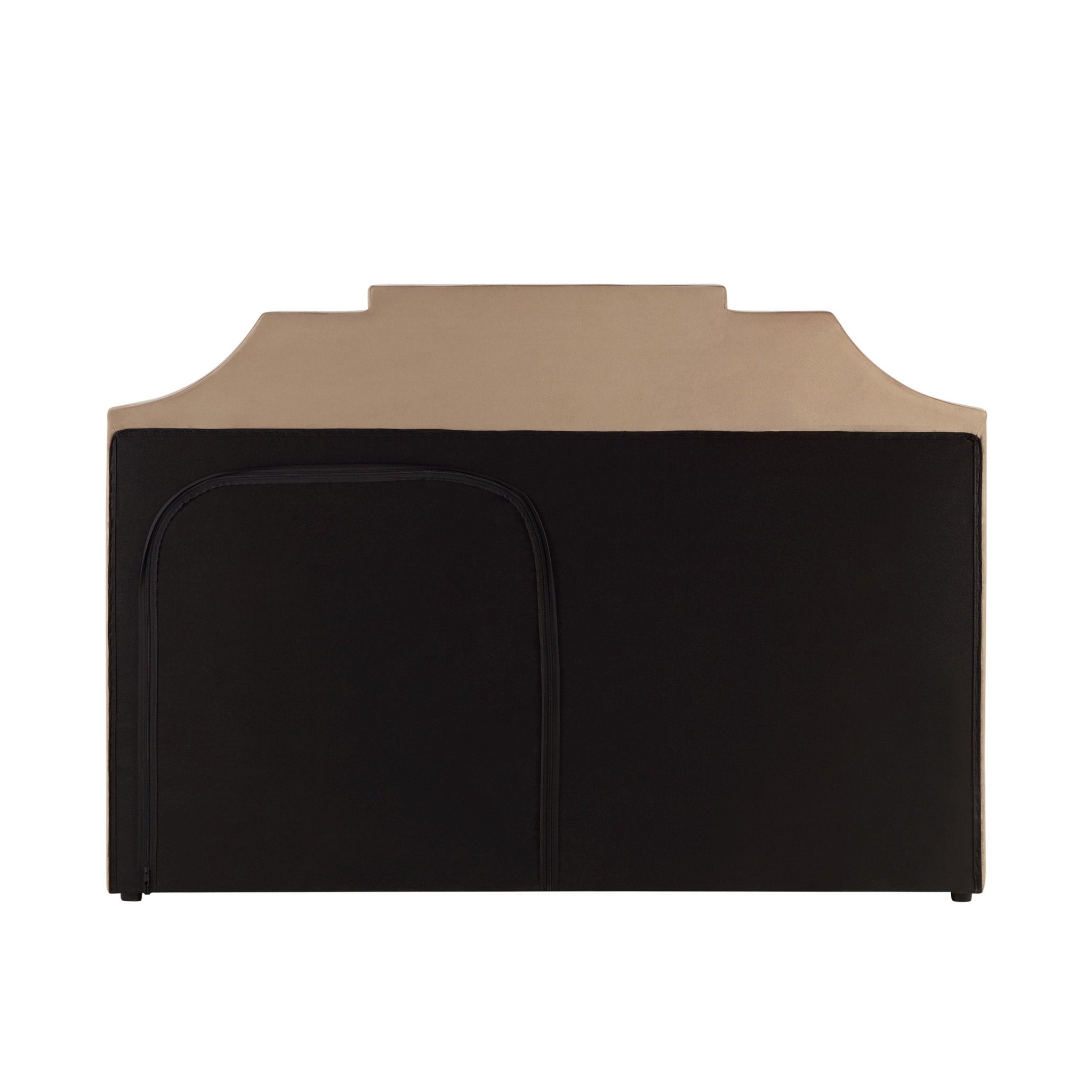 Dusklia - Delphi Ottoman Storage Bed - Latte