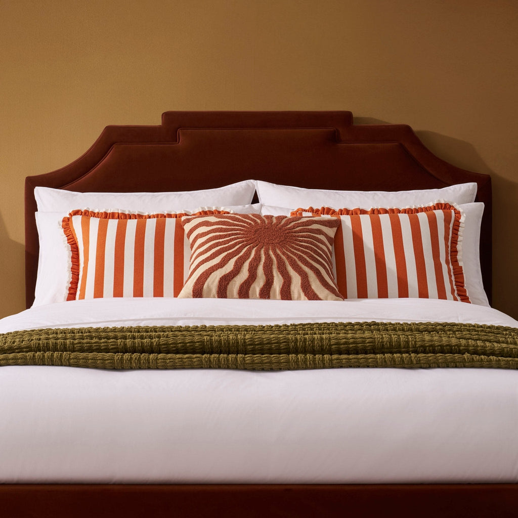Dusklia - Delphi Ottoman Storage Bed - Terracotta