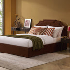 Dusklia - Delphi Ottoman Storage Bed - Terracotta