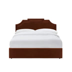 Dusklia - Delphi Ottoman Storage Bed - Terracotta