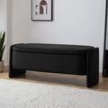 Dusklia - Didsbury Curved Storage Bench - Ink