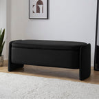 Dusklia - Didsbury Curved Storage Bench - Ink