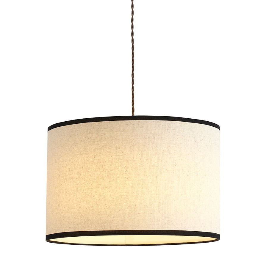 Dusklia - Dione Contrast Trim Easy-Fit Ceiling Light Shade