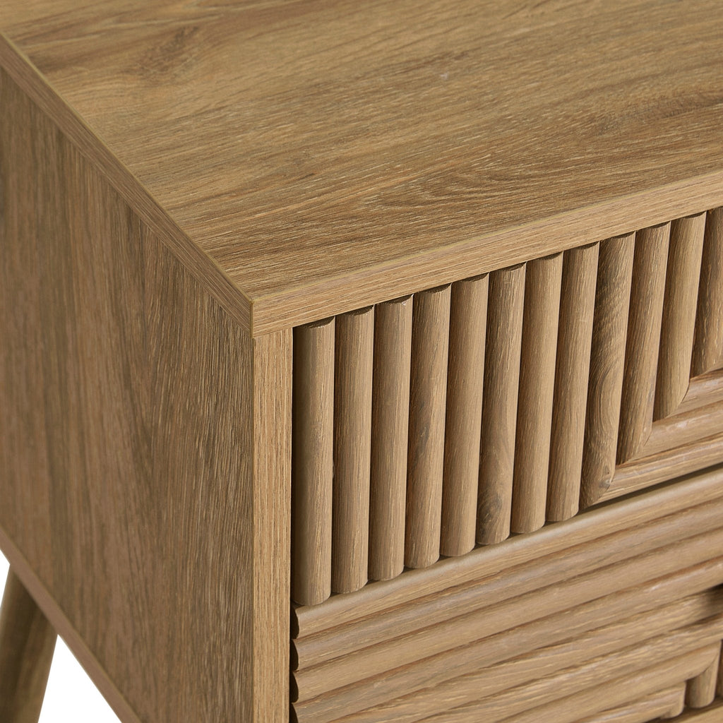Dusklia - Dora 2 Drawer Nightstand - Light Wood