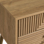 Dusklia - Dora 2 Drawer Nightstand - Light Wood