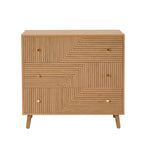 Dusklia - Dora 3 Drawer Chest - Light Wood