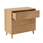 Dusklia - Dora 3 Drawer Chest - Light Wood