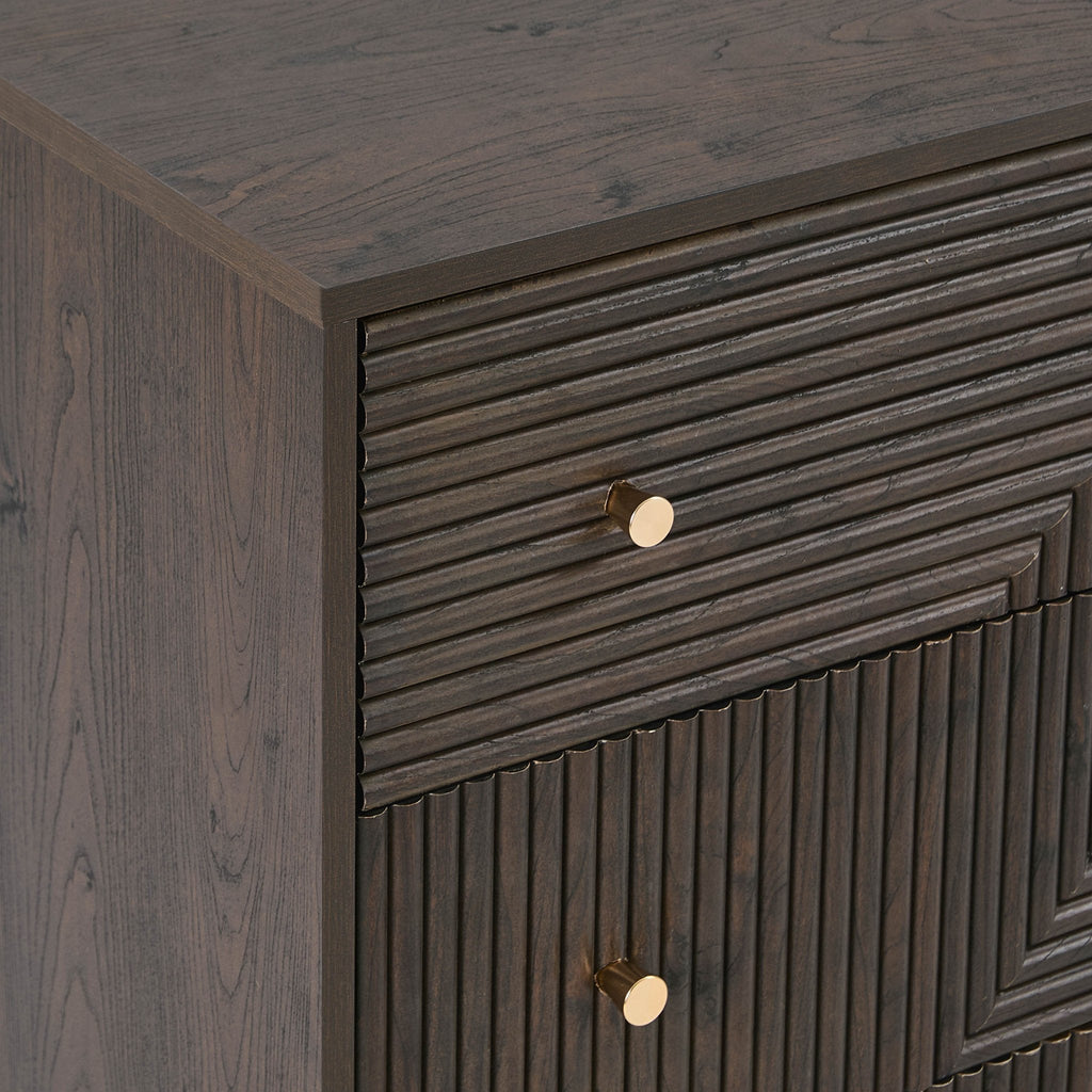 Dusklia - Dora 3 Drawer Chest - Walnut
